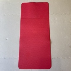 すべり止めマット 浴槽用 87x38cm レッド 1枚