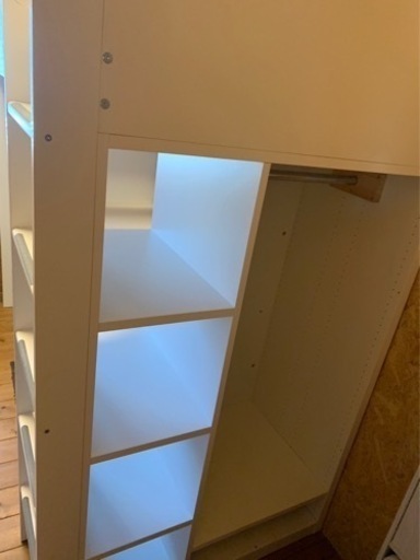 IKEAロフトベッド デスク付 