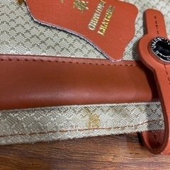 N2310-1075 多機能パース　本革　未使用品　キズ汚れ有　現状お渡しの画像
