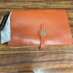 N2310-1075 多機能パース　本革　未使用品　キズ汚れ有　...