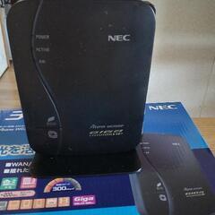 NEC　Wifiルーターの画像