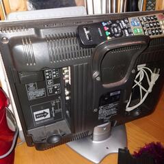 シャープ20型液晶テレビの画像