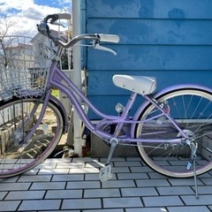 メゾピアノ　22インチ　自転車の画像