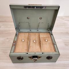 レトロ　金庫　MISNO HAND SAFE 中古の画像