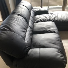 【大幅値下げ】Nシールド３〜4人用ソファカウチタイプ　茶色の画像
