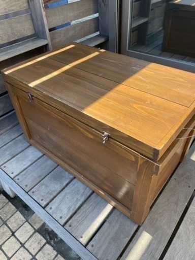木製　クーラーボックス