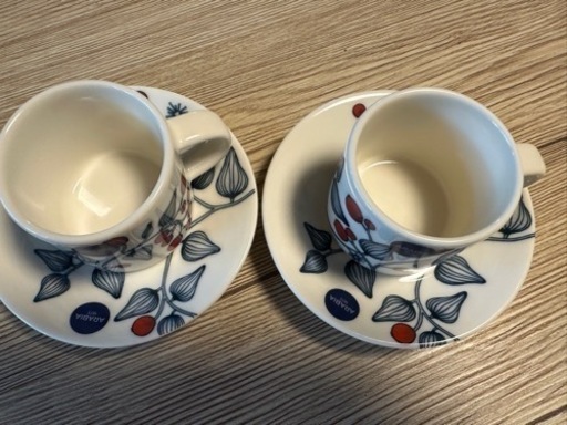 Arabia アラビア 注文 ルノ フロストベリー エスプレッソカップ&ソーサー