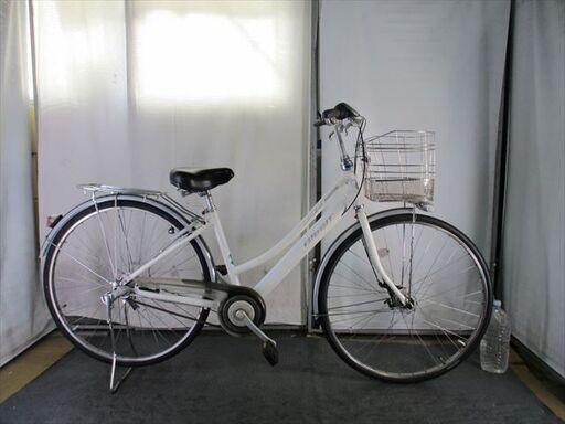 Ｄ105　★限定特価　整備済み★ブリヂストン　アルベルトロイヤル　ホワイト★ 中古自転車 【27インチ】