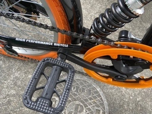 変速付き折りたたみ自転車