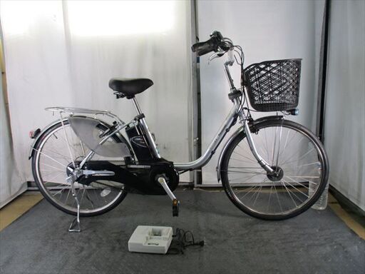 Ｄ110　★整備済み　中古電動自転車　Panasonic　リチウムVIVI　EX★【24インチ　8Ahバッテリー良好】