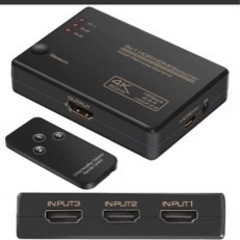 「譲り先は決定済」HDMI 切替器 2.0 分配器 3入力1出力 4K 60Hzの画像
