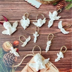 かわいいくまさんのアロマストーンクリスマスツリーの画像