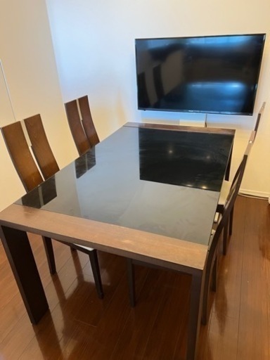 【11/8まで】おしゃれダイニングテーブル＋椅子4つセット