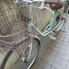 26インチ　変速付き自転車の画像