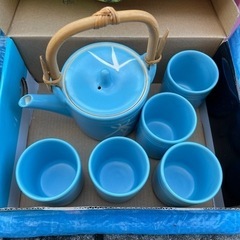 湯呑みセット　ブルーの画像