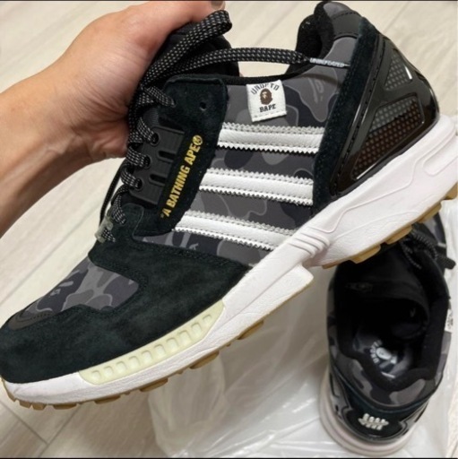 adidas ZX 8000 Bape Undefeated Black