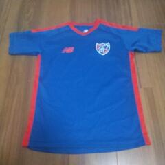 値下【西葛西駅引取可能な方限定】FC東京 サッカーユニフォーム上下 140サイズの画像