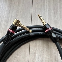 モンスターケーブル　ベース用シールド　2本中古品の画像