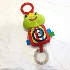 引っ張ってブルブル！しましまぐるぐるのおもちゃ