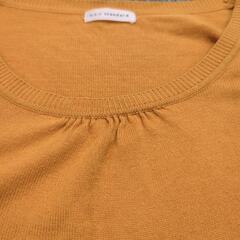 レディース　服　イエロー　ニット　秋冬の画像