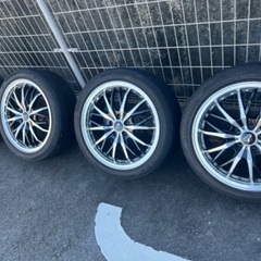 215/45R17 深リムメタリックブラックポリッシュ