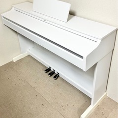 YAMAHA ピアノベンチ グレー/ベージュ YAMAHA CLP-635WA 17年製 中古 電子ピアノ 椅子付き クラビノーバ