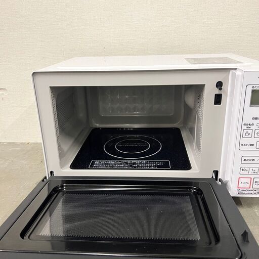  14494  Abitelax フラットテーブル電子レンジ 2018年製  ◆大阪市内・東大阪市他 5,000円以上ご購入で無料配達