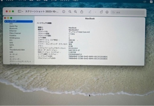 【美品】Macbook Ratina ディスプレイ　12インチ　ゴールド