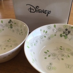 ディズニー サラダボウル 2個セット（グリーン)の画像