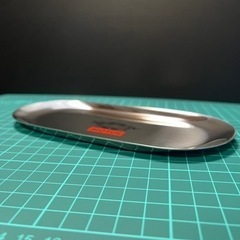 ノベルティ品‼️ステンレス製MOTULメッキトレー😁‼️😁新品未開封‼️‼️の画像