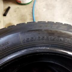 廃タイヤ スタッドレス VRX 155-65-14 4本の画像
