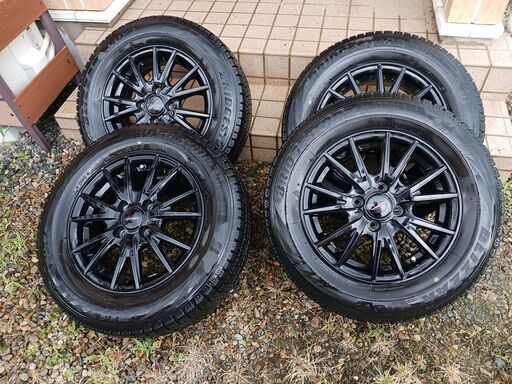 取引終了●スタッドレス　ホイール付き　185/65/14　ブリザックVRX2
