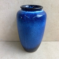d1029511 花瓶 青 ブルー 生子 花器 花生 染付 円柱...