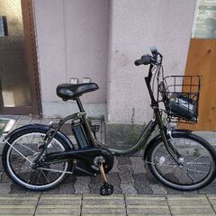 [YAMAHA] PAS CITY-C(パス シティシー)20吋 8.7Ahバッテリー+充電器+キー2本付き(マットオリーブ)