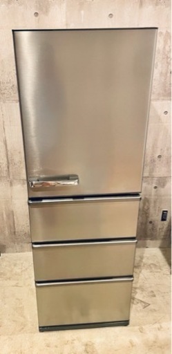 ★ 名古屋市　春日井市　AQUAノンフロン冷凍冷蔵庫 【AQR-V43K(S)】2021年