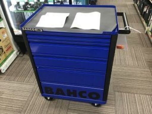 【エコツール笠寺店】バーコ スチール製ワゴンブルー 5段 1472K5BLUE  ITEP8O3PQYFK【愛知県/名古屋市/笠寺/工具】