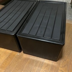 収納ケース　押入れ　74センチ2個セットの画像