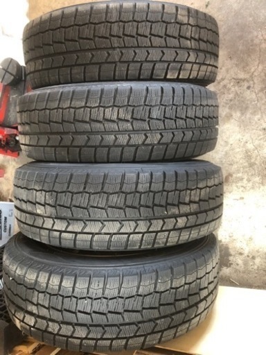 中古スタッドレスタイヤ&中古アルミホイール　4本セット　195/65R15 