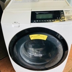 福岡市内配送設置無料　日立 HITACHI BD-S8700L-W [ビッグドラムスリム ななめ型ドラム式洗濯乾燥機（10.0kg） 左開き 自動お掃除搭載 ピュアホワイト]