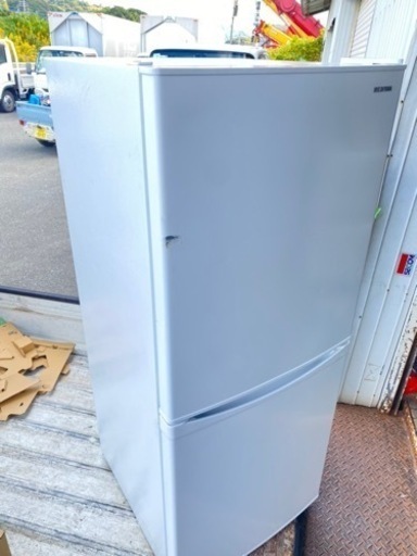 福岡市内配送無料　2020年　IRIS OHYAMA IRIS OHYAMA IRSD-14A-W（ホワイト） 冷蔵庫