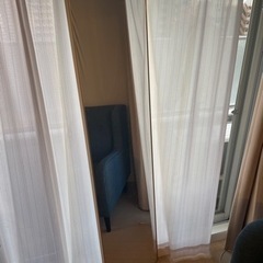 【姿見】壁掛け床置き両方OK！アルミ製で軽量の画像