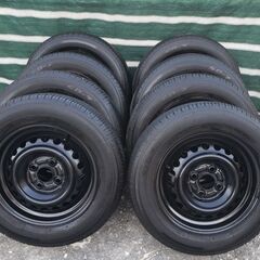 スチールホイール&タイヤセット！2023年製！　サイズ175/6...