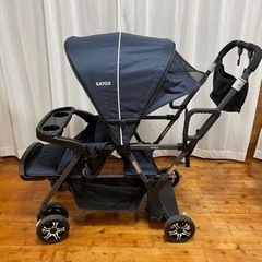 KATOJI 2人乗りベビーカーの画像