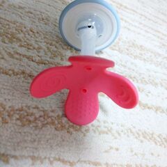 【お譲りします】pigeon　歯がため 3ヵ月から ピーチクローバー