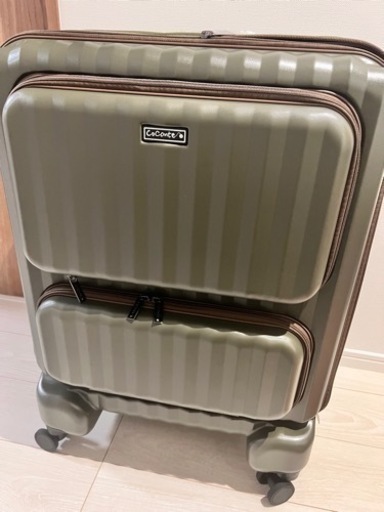 新品 CoConte ペットトロリー(カーキ) ペットカート おでかけ