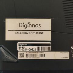 ゲーミングノートPC GALLERIA GKF1060GFの画像