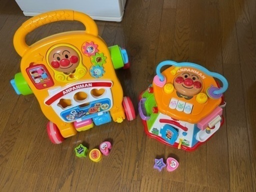 アンパンマン　歩行器　メロディーボックス おもちゃ　２点セット