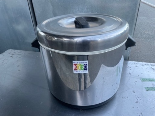 ■中古品 ステンレスジャー 3.3升 業務用すしウォーマー 保温効力：約83℃（6時間） 保温ジャー SEJ74000JJ 動作問題なし■