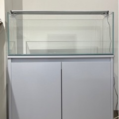 アクロスーパークリア90cm水槽　コトブキ水槽台　エーハイム濾過...