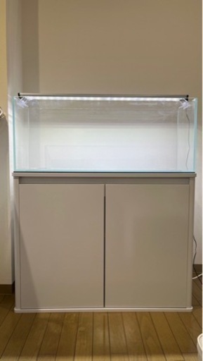 アクロスーパークリア90cm水槽　コトブキ水槽台　エーハイム濾過　LEDセット